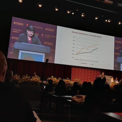 Sharan Burrow - leköszönő ITUC főtitkár